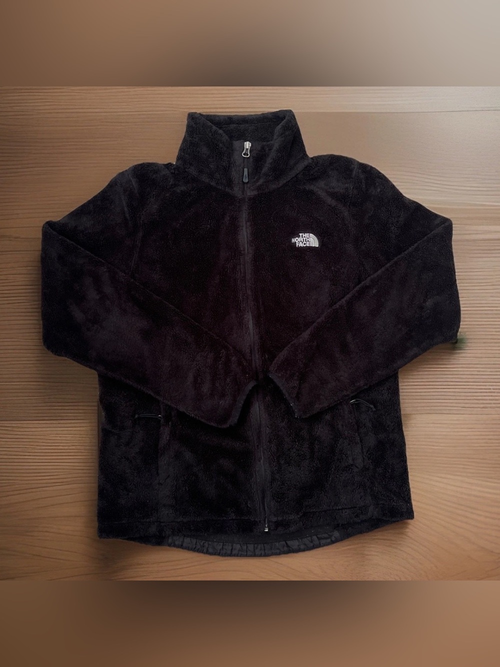 The North Face Women's Black Osito Full-zip Fleece Jacket Size Large